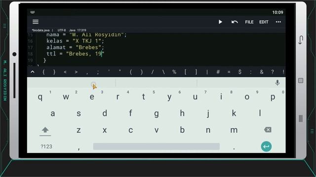 Membuat Program Biodata dengan Java | Java N-IDE смотреть онлайн
