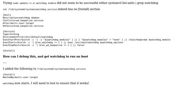 Problem with systemd starting watchdog (2 Solutions!!) смотреть онлайн
