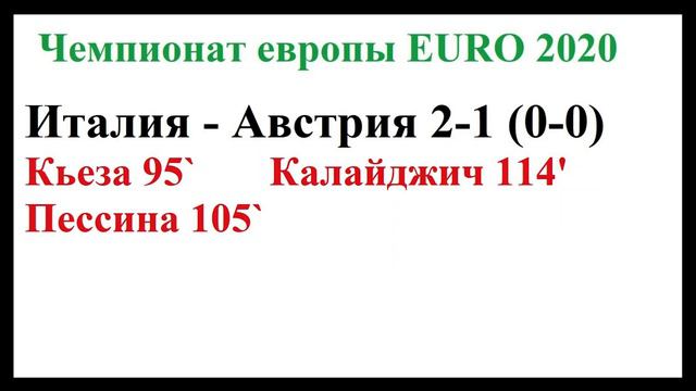 УЭЛЬС - ДАНИЯ | Италия - Австрия | ФУТБОЛ 2021 ЕВРО 2020!!!! смотреть онлайн