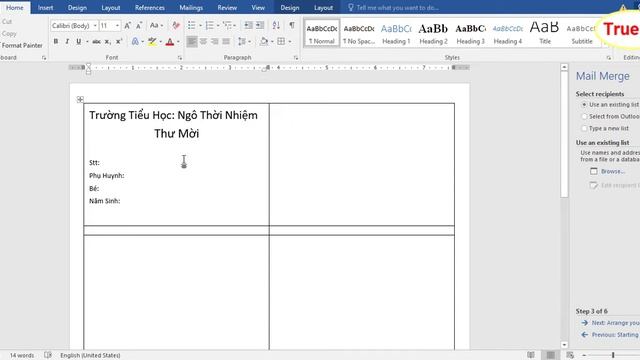 Hướng dẫn sử dụng Mail Merge để tạo nhãn, thư mời, trộn thư, gủi mail trong WORD 2016, 2013, 2010 смотреть онлайн