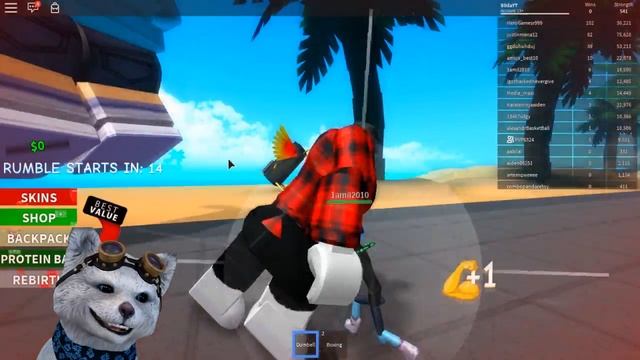 ROBLOX ЕНОТА ПОБИЛИ КАЧКИ БОКСЕРЫ Boxing Simulator 2 смотреть онлайн