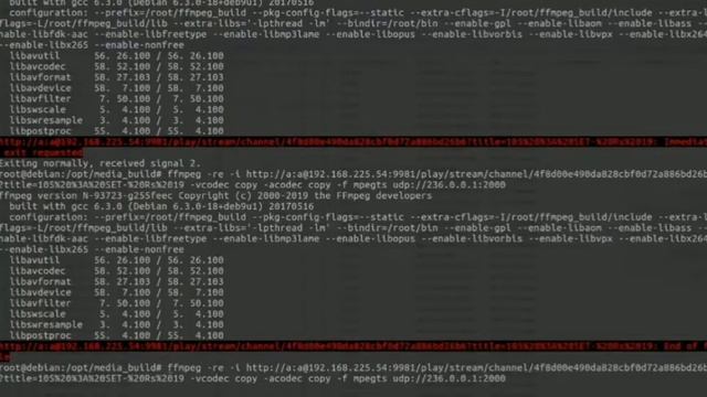 Tvheadend To Udp Multicast #ffmpeg#