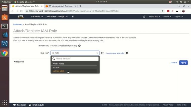 How to Access S3 from EC2 using IAM role смотреть онлайн