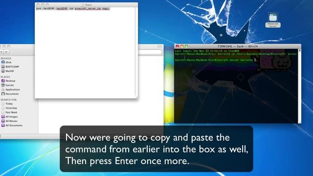 Running Minecraft server on Mac Os X 10.6.8 w/ Minecraft 1.0/Release смотреть онлайн