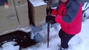 ГАЗ 66 ПРОТИВ СНЕГА/ ГОТОВИМ ПЕРЕПРАВЫ К ВЕСНЕ / НОЧЁВКА В АВТОДОМЕ ГАЗ 66