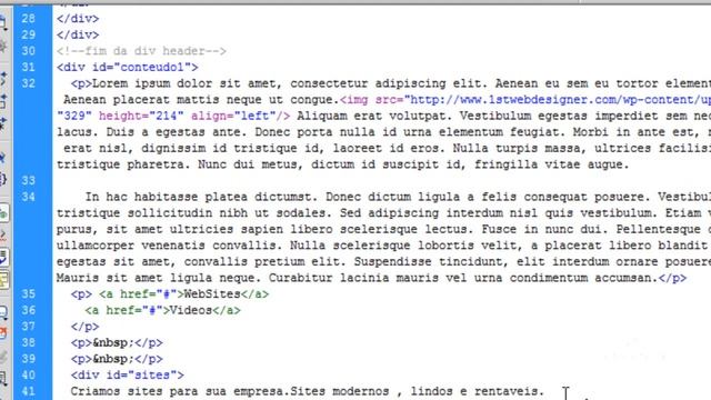 Criando um site do zero com o Dreamweaver CS5 e Photoshop - 4 смотреть онлайн
