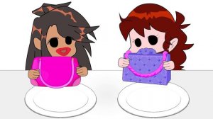Boyfriend VS  Girlfriend Friday Night Funkin FOOD CHALLENGES 보프와 걸프의 먹방 챌린지 모음  l animation mukbang