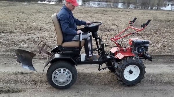 Самодельный адаптер к мотоблоку