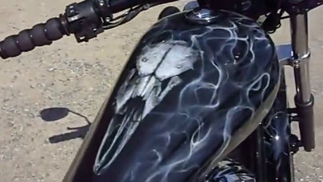аэрография HONDA FURY airbrush смотреть онлайн