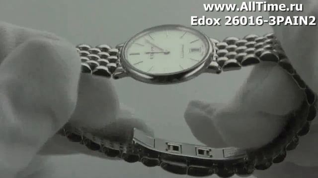 Женские наручные швейцарские часы Edox 26016-3PAIN2 смотреть онлайн