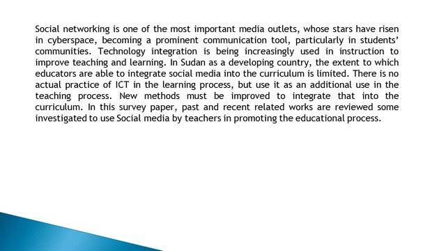 A Review on Effect of Social Media on Education in Sudan IJETL 3, 1 ,30 34 смотреть онлайн