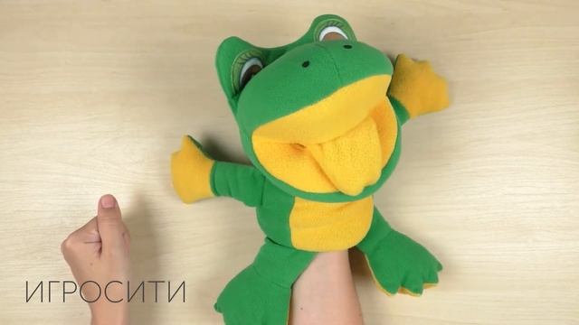 Логопедическая кукла с подвижным языком "Лягушка" смотреть онлайн