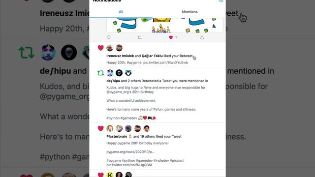 Some responses on twitter to the pygame 2 release. смотреть онлайн