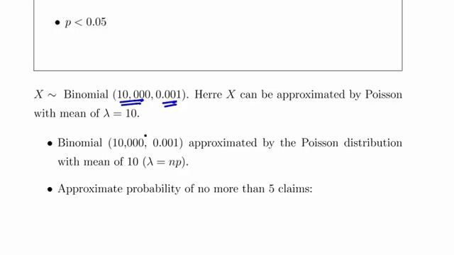 Poisson Approximation of the Binomial Distribution - Worked Example смотреть онлайн