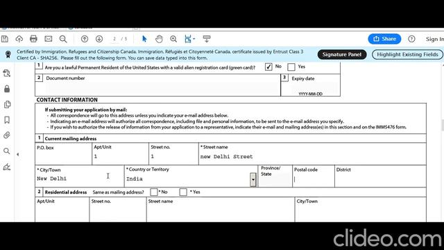 Transit Visa Canada Step by Step Application Form Filling Full Information смотреть онлайн