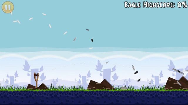 Angry Birds Walkthrough Part 0056 Mighty Eagle Try Level 2 | 100% смотреть онлайн