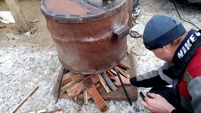 Коптим сало, испытание коптилки горячего копчения смотреть онлайн