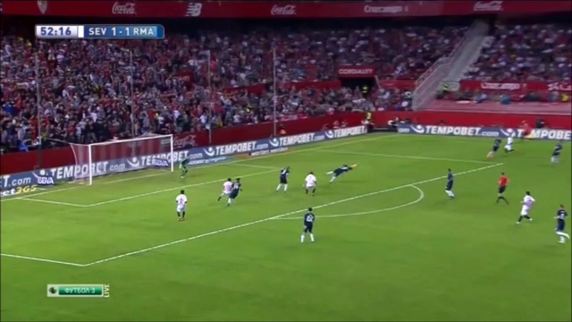 Sevilla FC 3-2 Real Madrid (Liga BBVA 2015/2016) смотреть онлайн