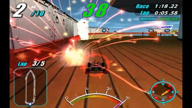 ReVolt PC ARCADE GAMEPLAY BEGINER STAGE 1 2018 DGVOODOO 3D TSUNAMI смотреть онлайн