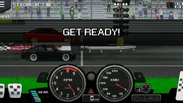 Баг настройка в PIXEL CAR RACER смотреть онлайн