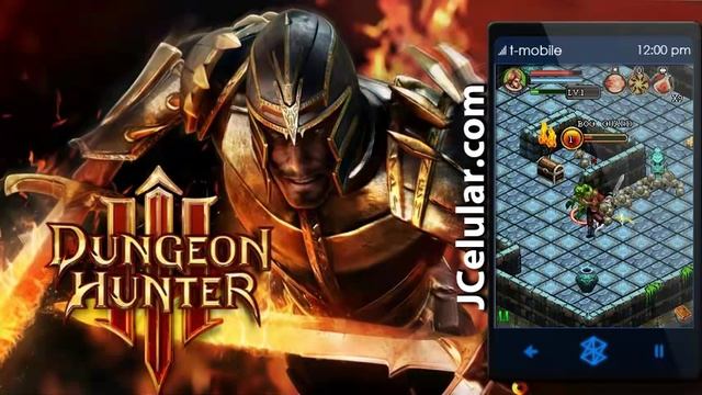 Dungeon Hunter 3 para celular HD (by Gameloft - preview) Java / J2ME смотреть онлайн