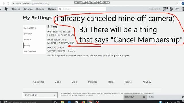 HOW TO CANCEL ROBLOX PREMIUM! смотреть онлайн