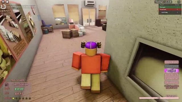 Roblox - Gas Station Simulator A.I Update!!! (Bus stop, Robots etc.) смотреть онлайн