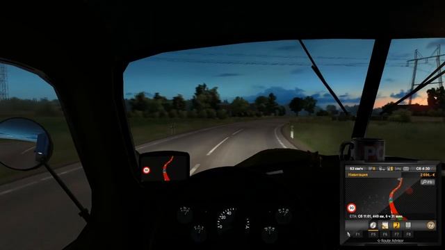 Еду по Европе на Зиле 157 -- Euro Truck Simulator 2 #4 смотреть онлайн