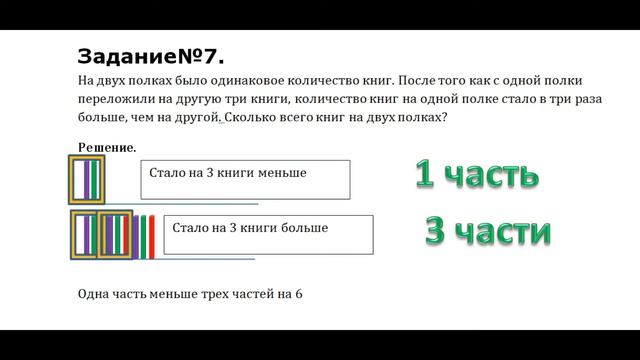 Задание №7. Задачи на все действия. Часть 2. ВПР 5 класс. Математика. смотреть онлайн