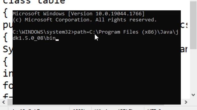 Simple Table program in Java Programming Language смотреть онлайн