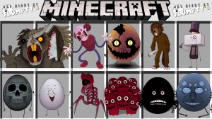 Мод на ОДНУ НОЧЬ С ЯЙЦОМ ФЛАМПТИ в МАЙНКРАФТ ! ONE NIGHT AT FLUMPTY'S 3 MOD in MINECRAFT PE