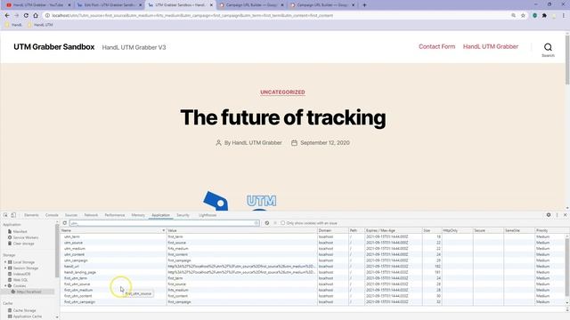 First & Last Touch Attribute with HandL UTM Grabber/Tracker for WordPress website смотреть онлайн