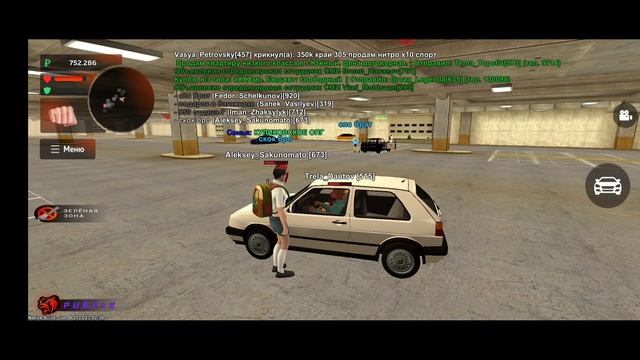 Купил гольф для более удобной работы в тк BLACK RUSSIA