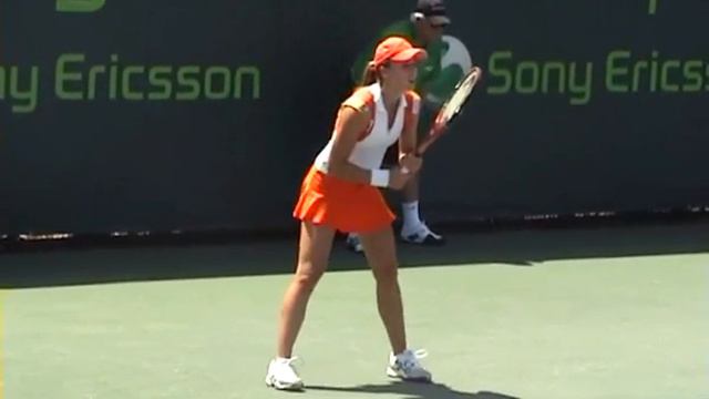 Alizé Cornet in Miami 2008 match 1 part3