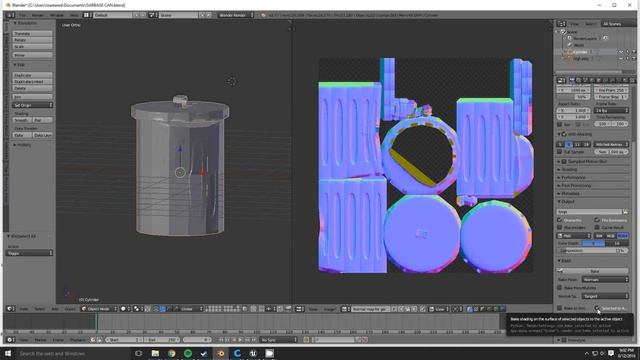 Create normal maps with Blender for Unreal смотреть онлайн