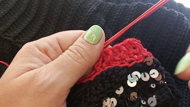 Обвязка горловины изделия крючком. Часть 1. смотреть онлайн