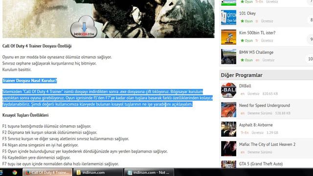 Call Of Duty 4 Trainer kurulumu смотреть онлайн