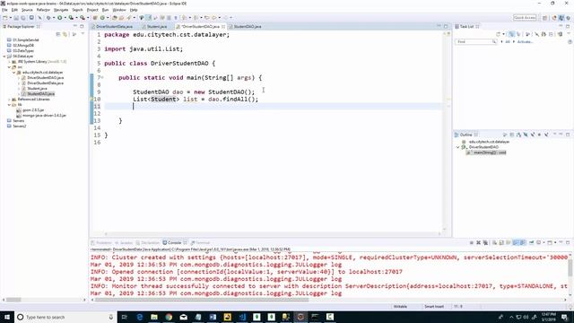 db08 MongoDB DAO смотреть онлайн