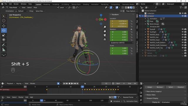 8. Creating the 45 degree walk cycles Part 1 смотреть онлайн