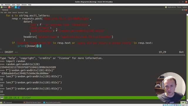 Boolean Blind HQL Injection Script - Fingerprint [HackTheBox] смотреть онлайн