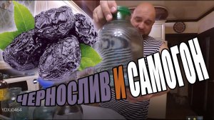 Коньяк из самогона на черносливе и чае.