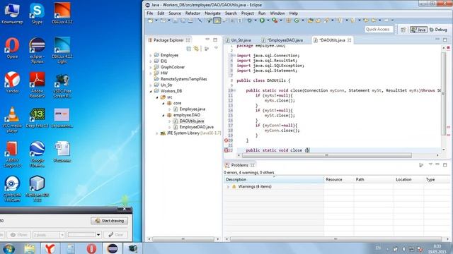 Урок 3. Java программирование. Работа с подключением к БД смотреть онлайн