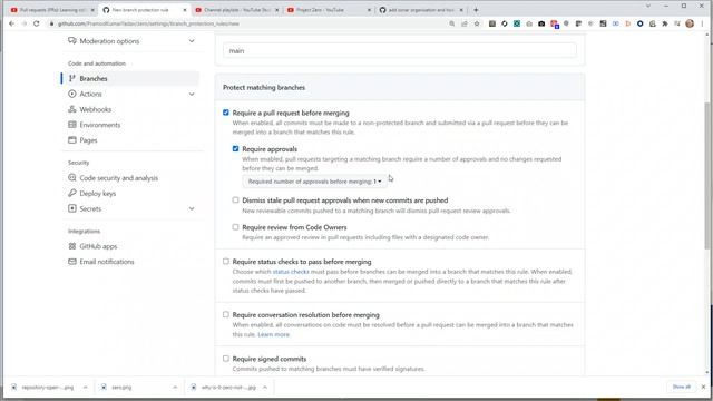 #10 GitHub Settings: Exploring GitHub settings to protect your main branch and make life easier. смотреть онлайн