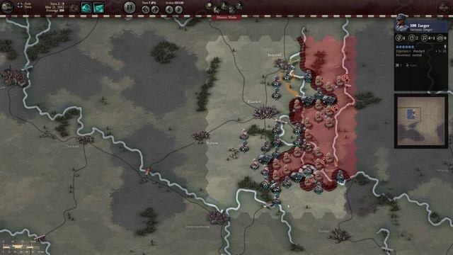 Lets Play: Unity of Command - Stalingrad Campaign: 2nd Kharkov Brilliant Victory (HD) смотреть онлайн