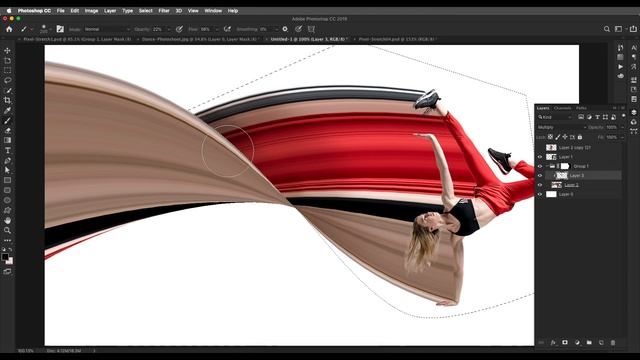 Pixel Stretch Effect in Photoshop | Dynamic & Blended | Graphic design смотреть онлайн