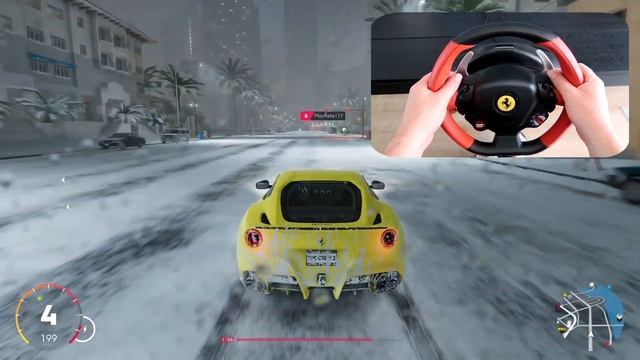 Ferrari F12 Berlinetta - The Crew 2 | Thrustmaster Ferrari 458 spider gameplay | Xbox One смотреть онлайн