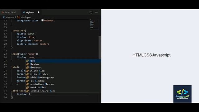 CSS Custom Radio Button | Styling Radio Buttons With CSS | CSS Tutorial смотреть онлайн