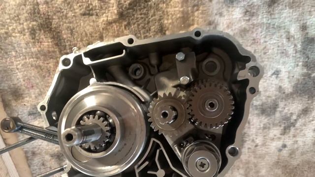 сборка коробки передач на питбайке Regulmoto FIVE YX125