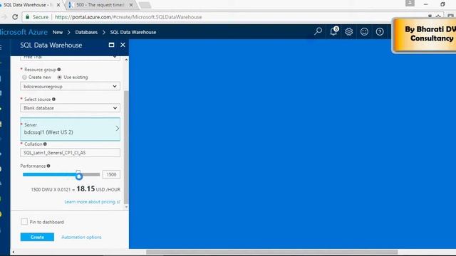 Microsoft Azure Cloud - SQL Data Warehouse Service - DIY-7-of-20 смотреть онлайн