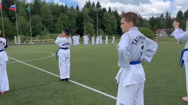 Тулевой день на сборах. Summer camp. Moscow Taekwon-Do School смотреть онлайн